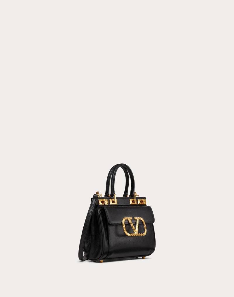 SMALL ROCKSTUD HANDBAG IN GRAINY CALFSKIN 2