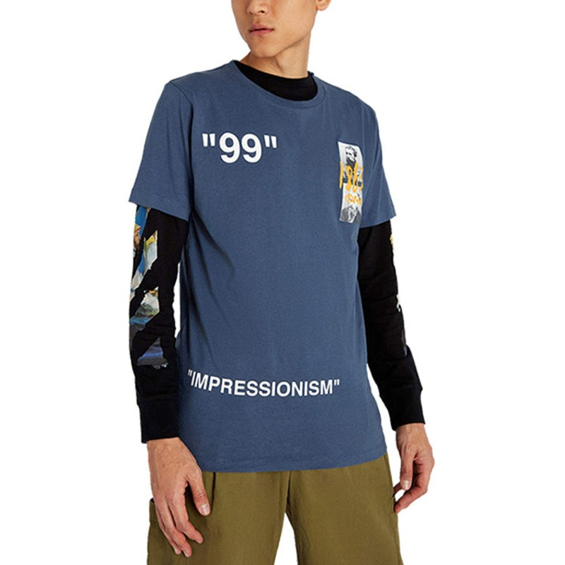 Off-White Off-White Cotton Short Sleeve Mens Logo Normal Fit OMAA027R191850093088 outlook