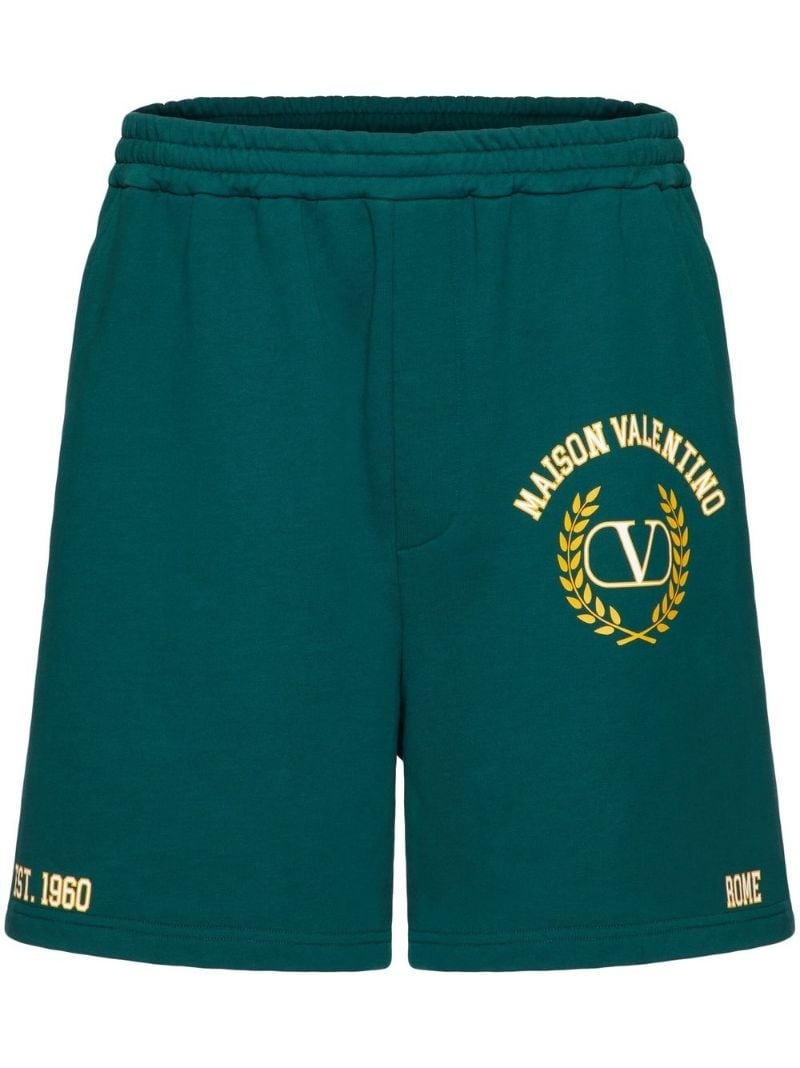 VLogo Signature cotton shorts - 1