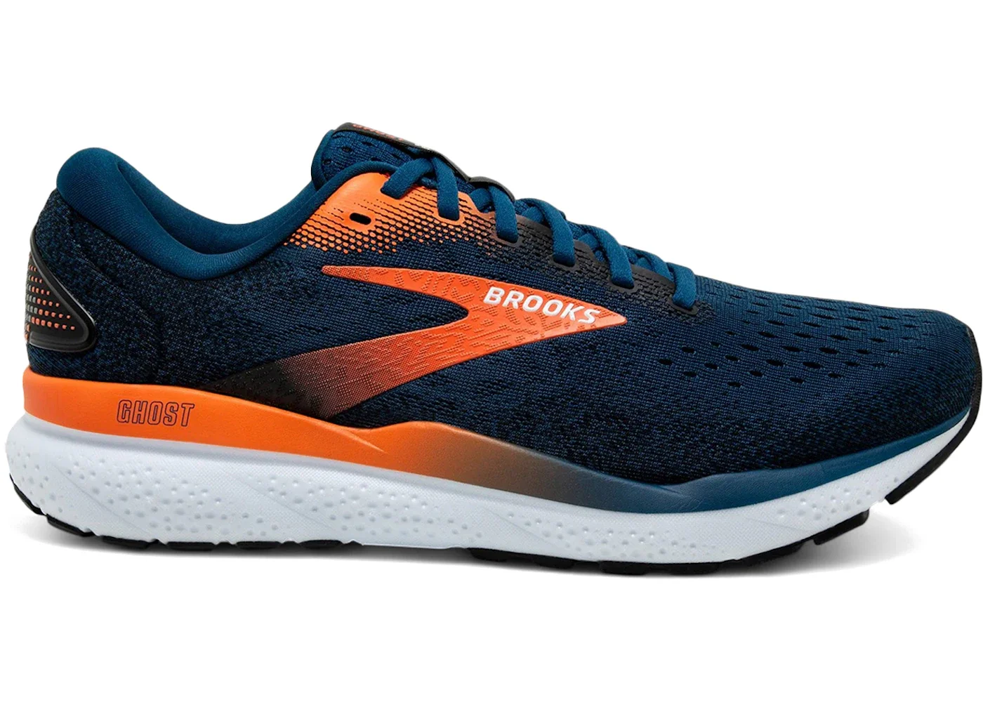 Brooks Ghost 16 Blue Opal Nasturtium - 1