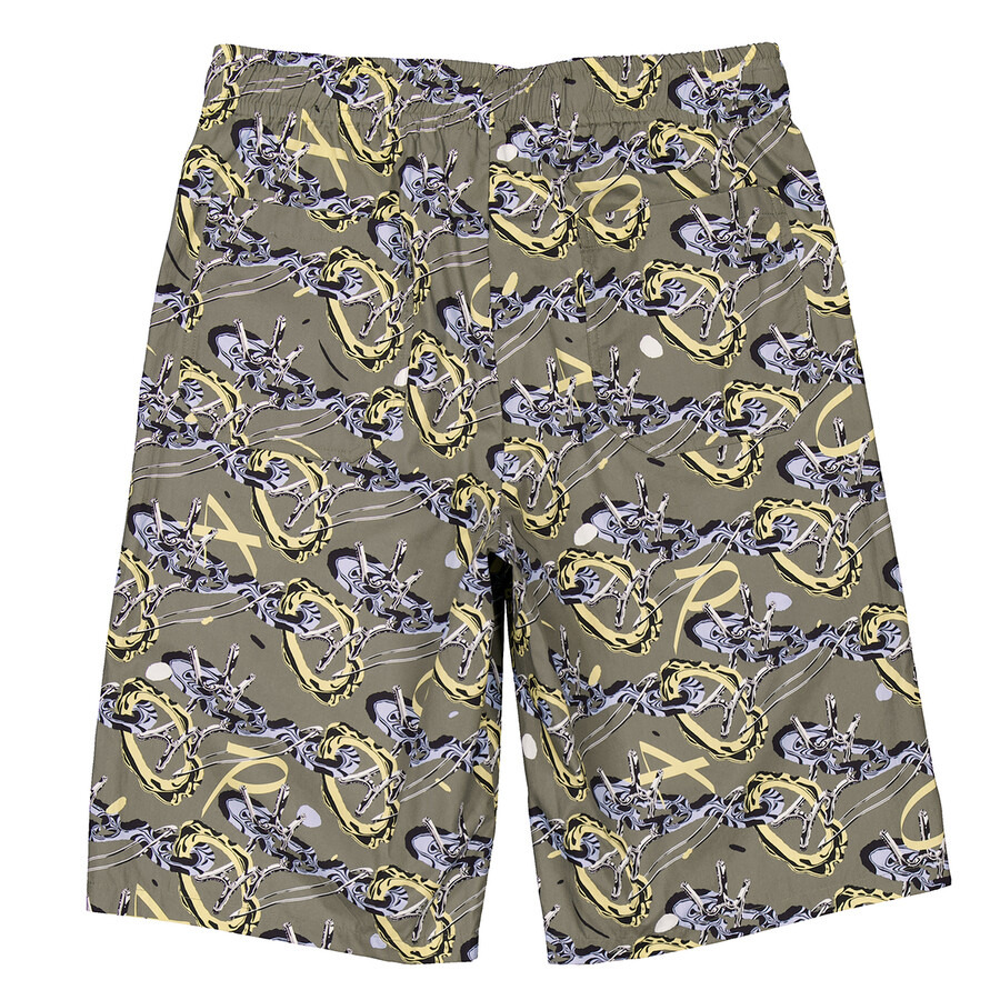 A.P.C. Graphic-Print Vince Cotton Shorts - 7
