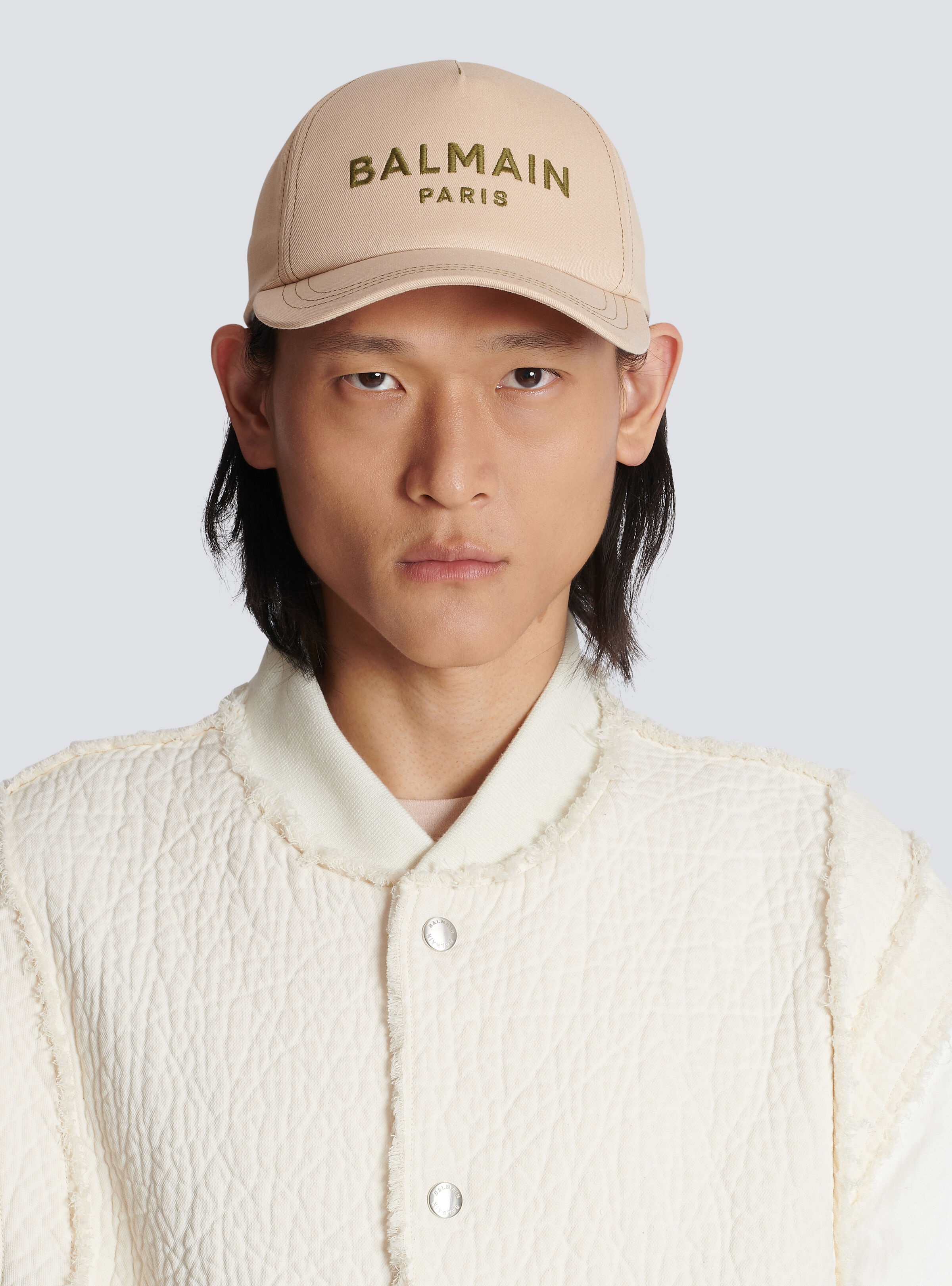 Cotton cap with Balmain logo - 5