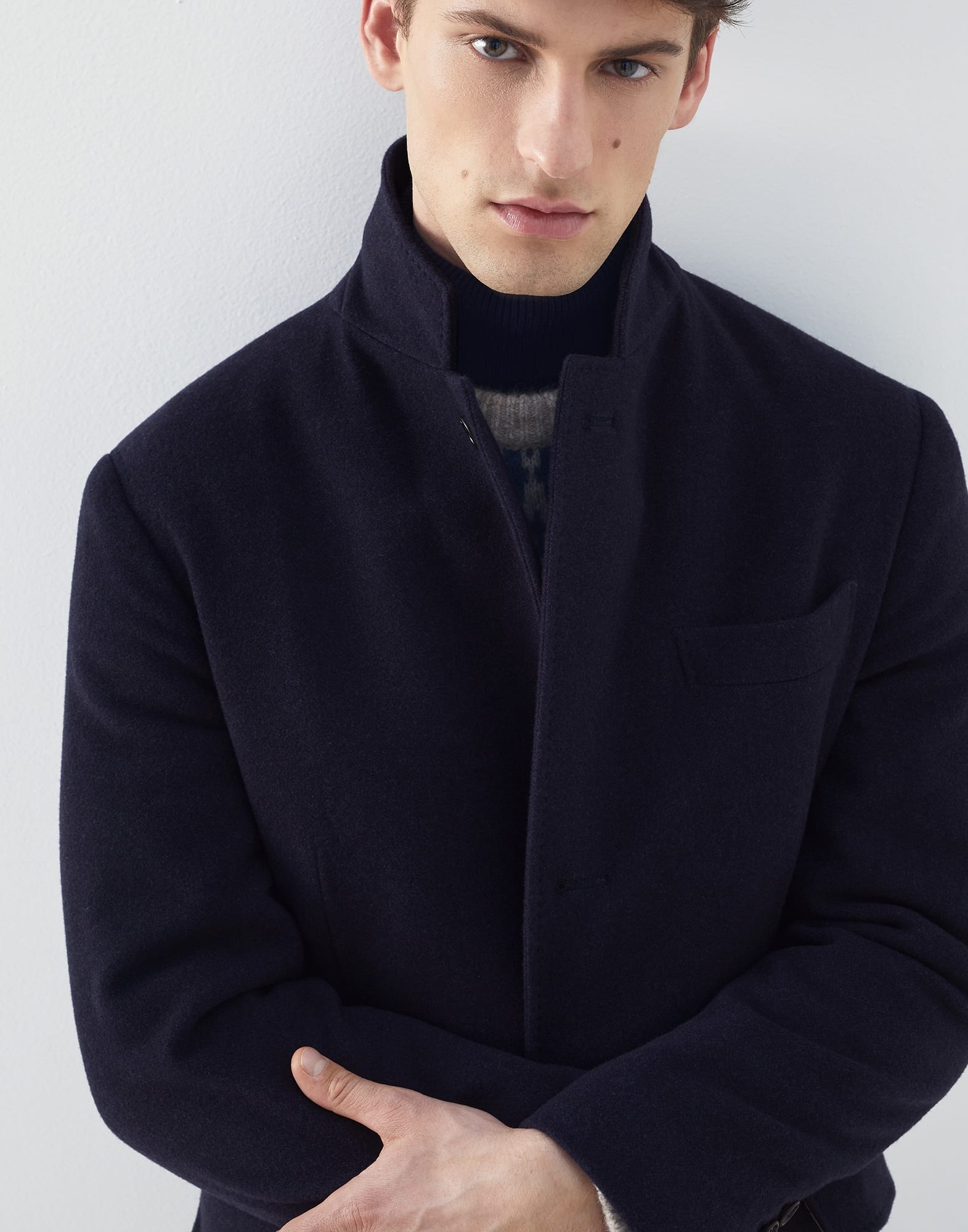 Water-resistant lightweight cashmere overcoat - 3