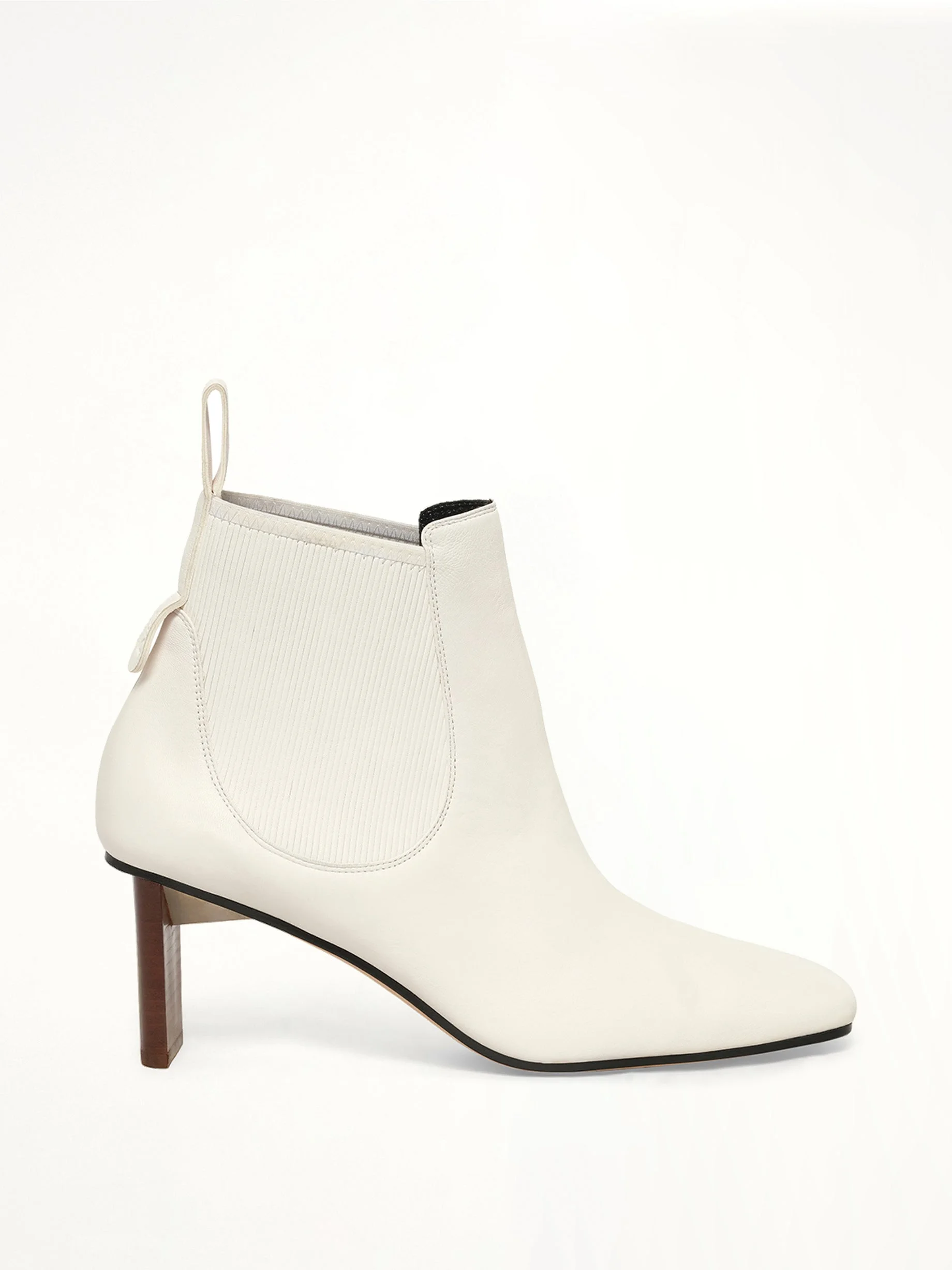 Blade Heel Boot 70 in White - 1