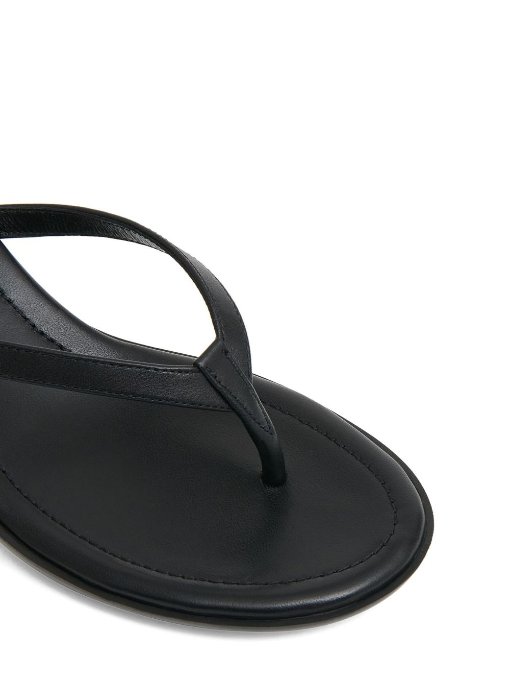 thong leather sandals - 4