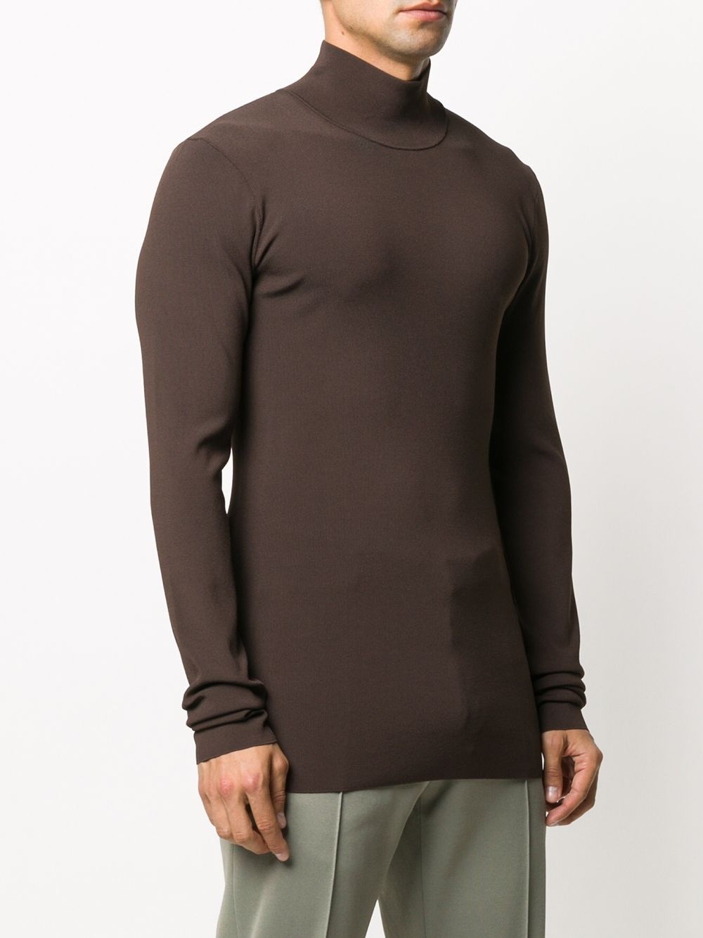 fitted longsleeved jumper - 3