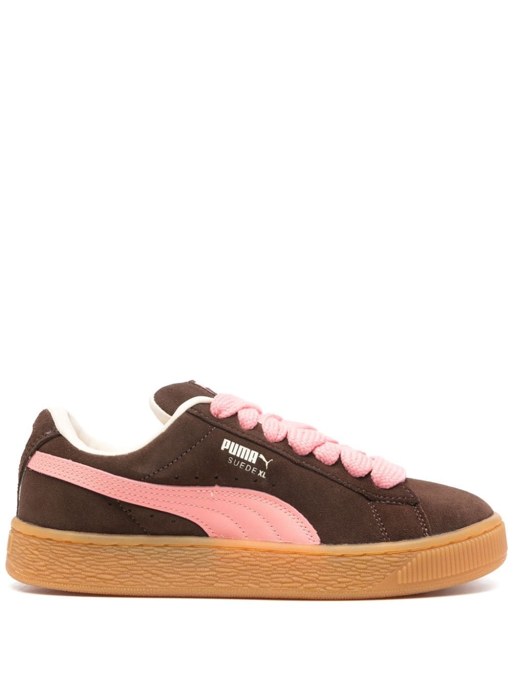 Suede XL padded sneakers - 1