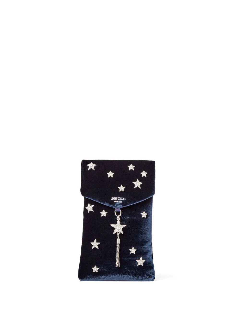 Soft velvet star-detail phone holder - 1