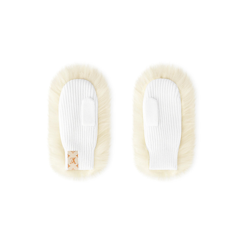 Louis Vuitton Fake Fur Mittens outlook