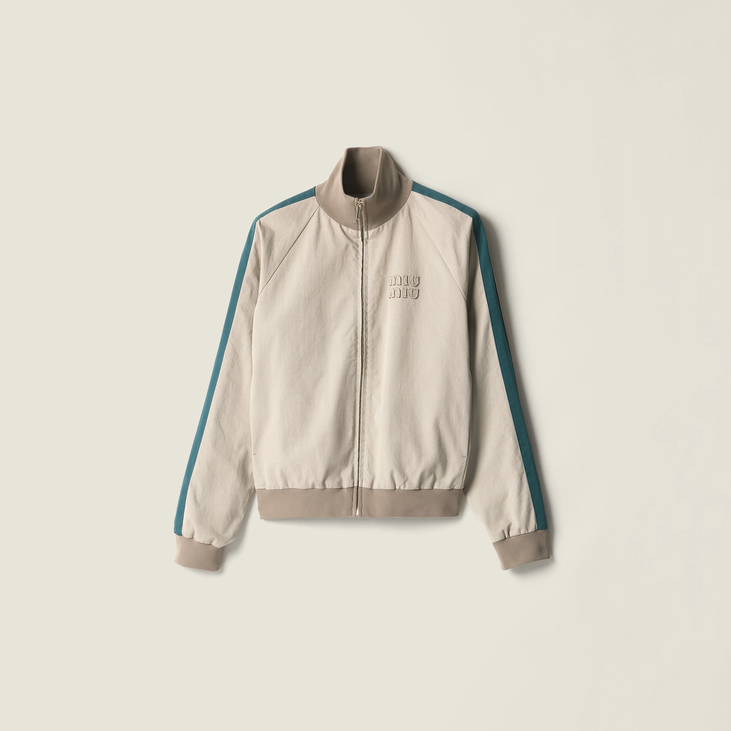 Washed twill blouson jacket - 1