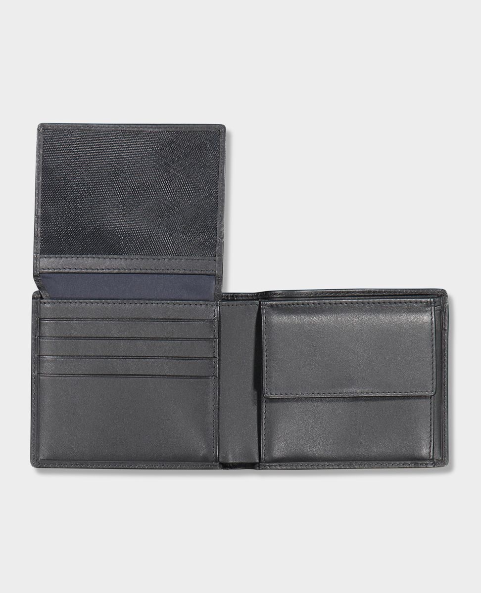 Leather billfold coin Wallet - 2