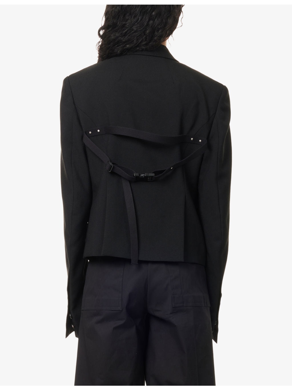 Alice Peak-Lapel Wool Jacket - 4