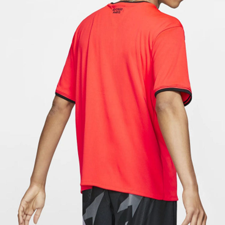 Air Jordan PSG T-shirt 'Orange red' BQ8359-612 - 3