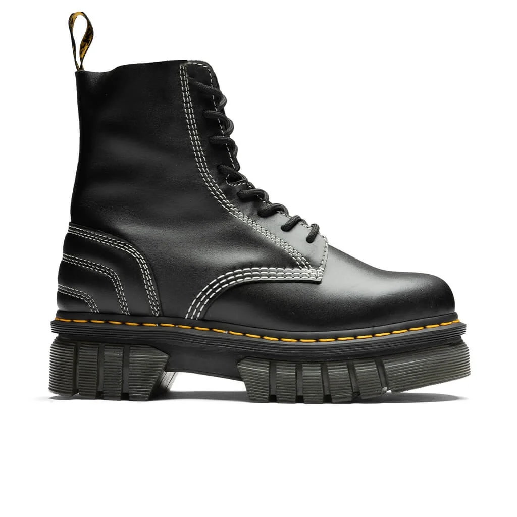 AIR WAIR WOMEN'S AUDRICK 8I QUILTED BOOT - BLACK NAPPA LUX - 1