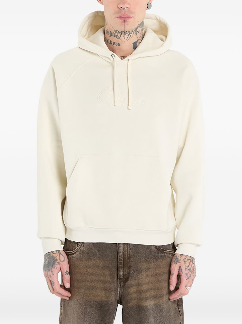 cursive logo hoodie 1