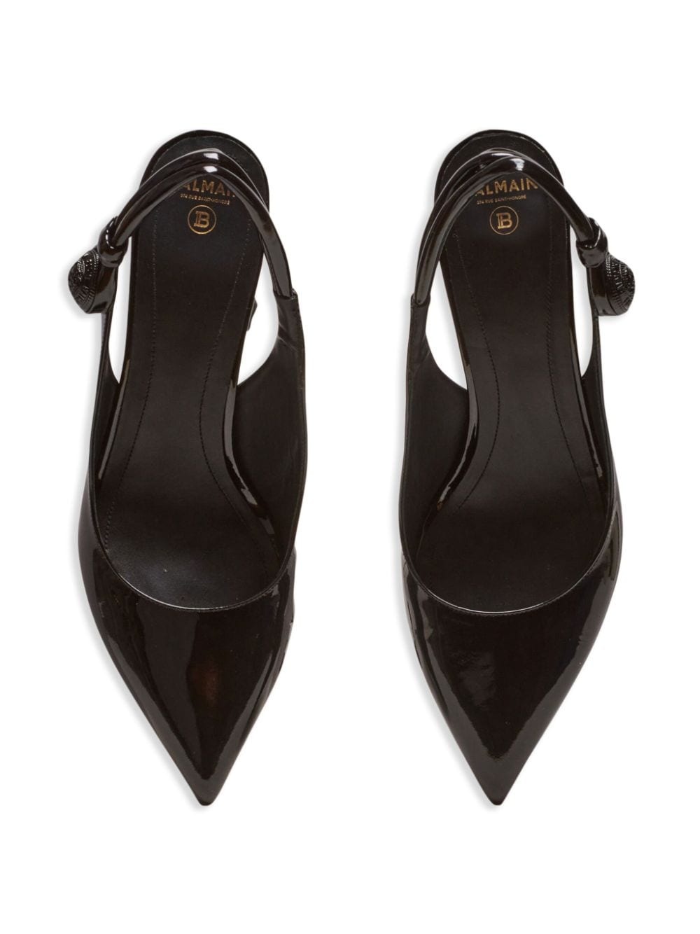 Alma 75mm leather pumps - 4