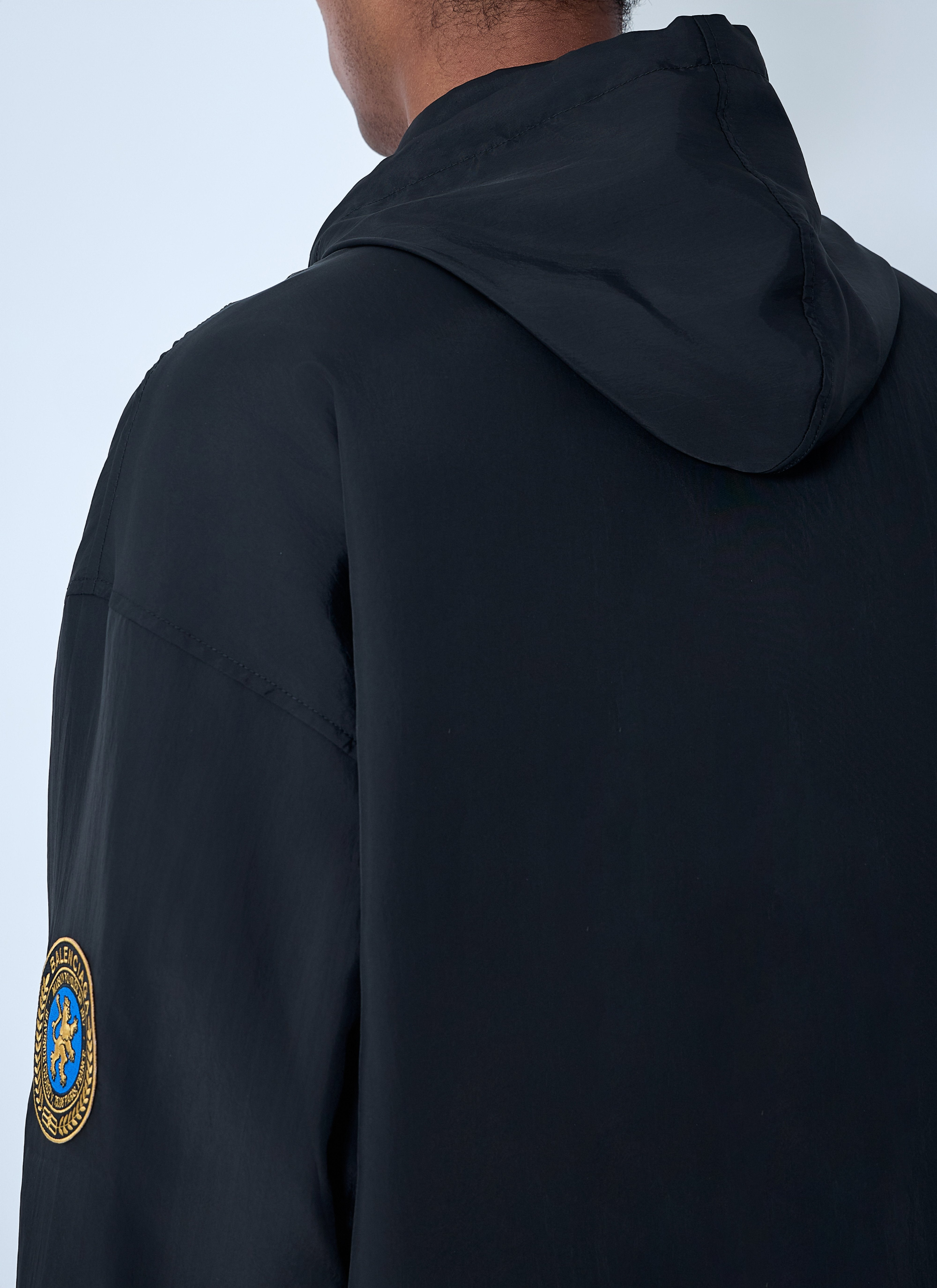 Balenciaga Men Logo Motif Windbreaker Jacket - 6