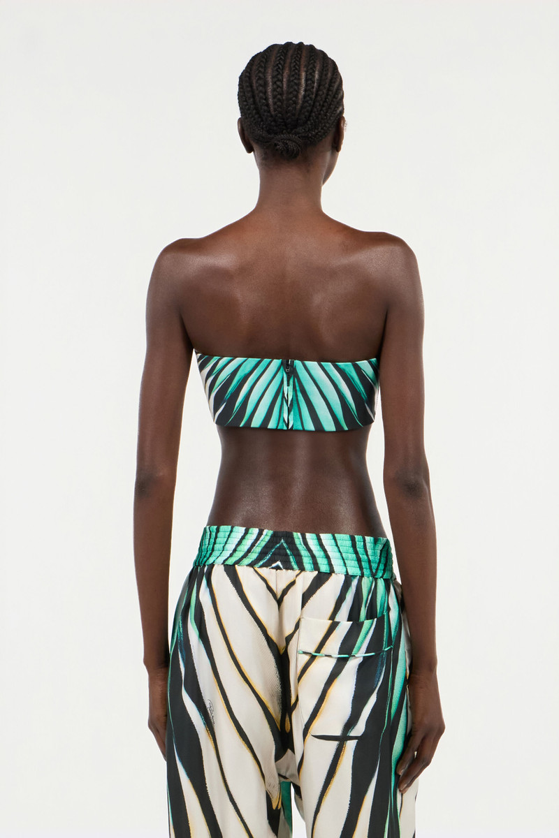 Ray Of Sea Print Bandeau Top 4