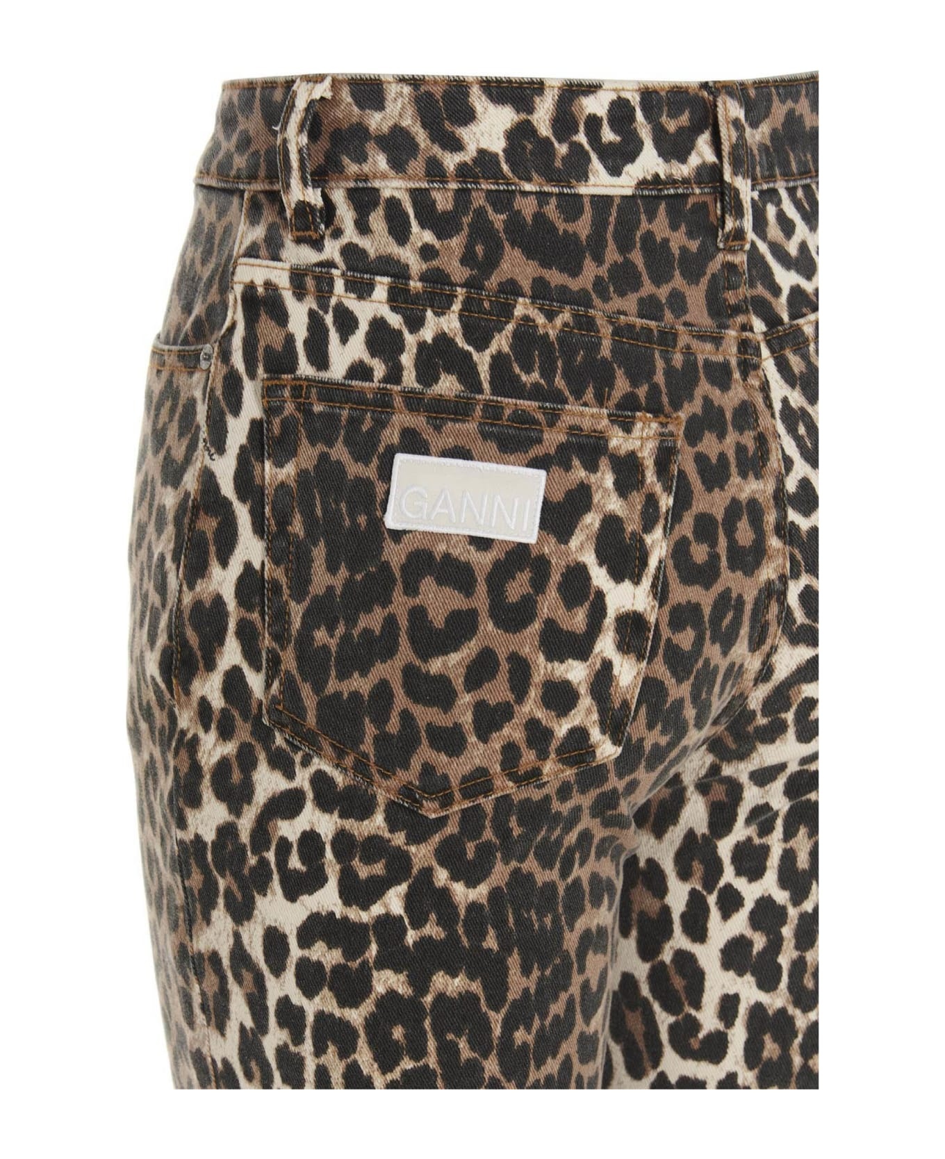 'leopard' Jeans - 4