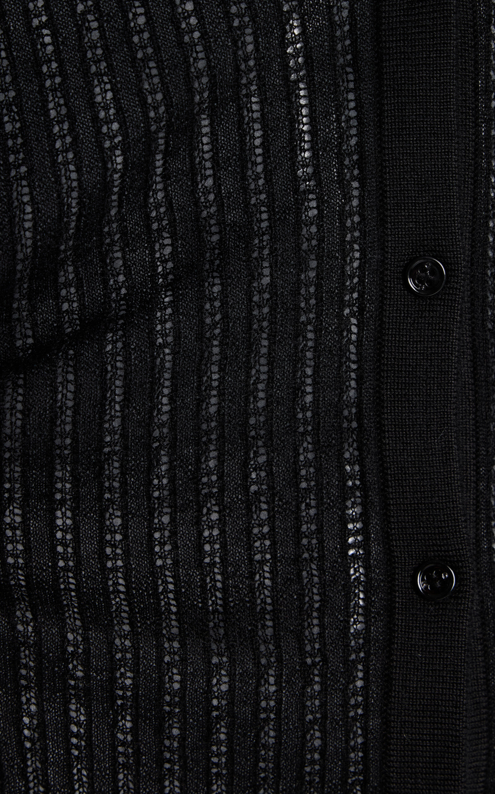Emma Pointelle-Knit Cashmere-Silk Cardigan black - 5
