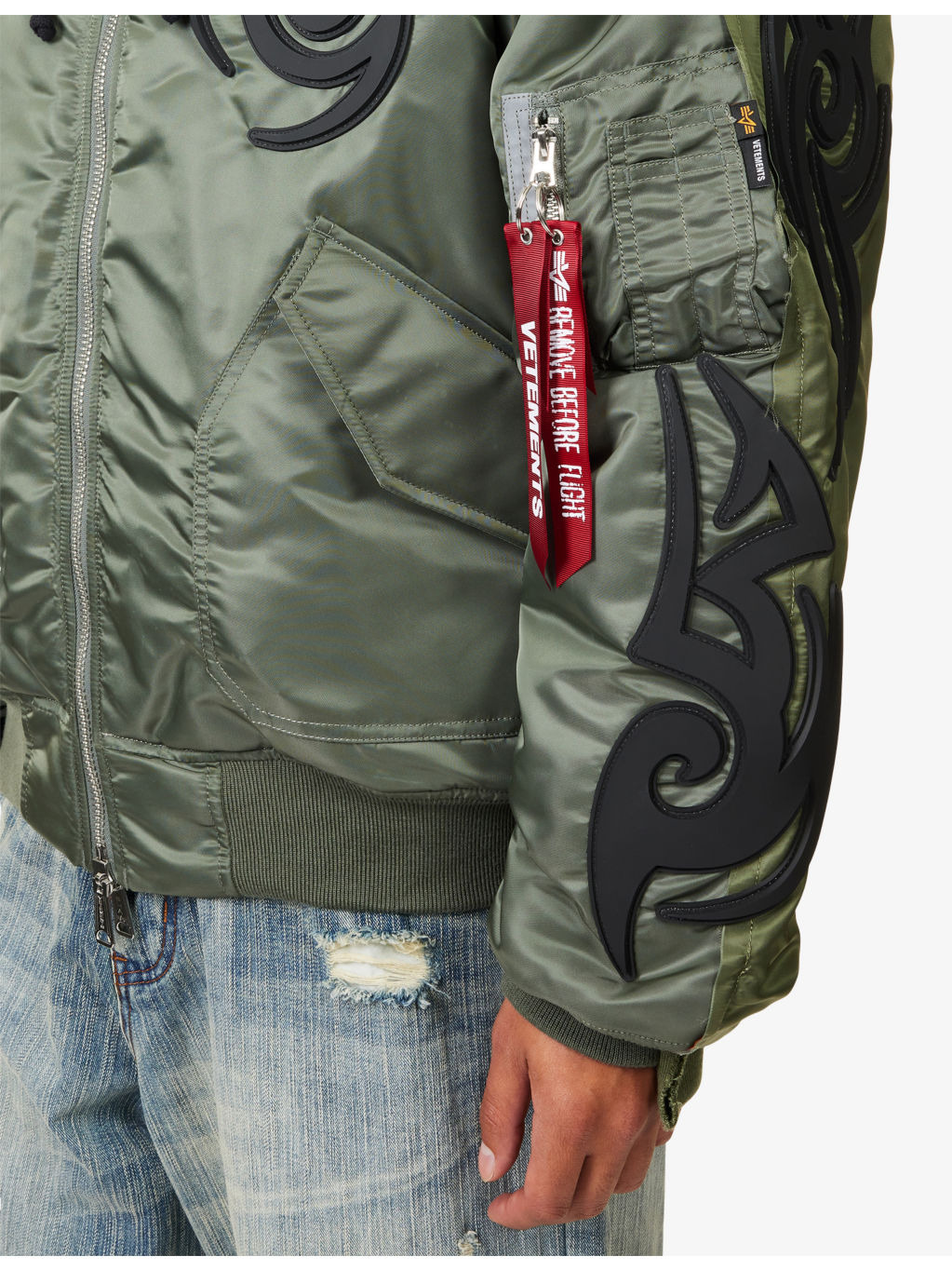 VETEMENTS x Alpha Industries Woven Bomber Jacket - 5