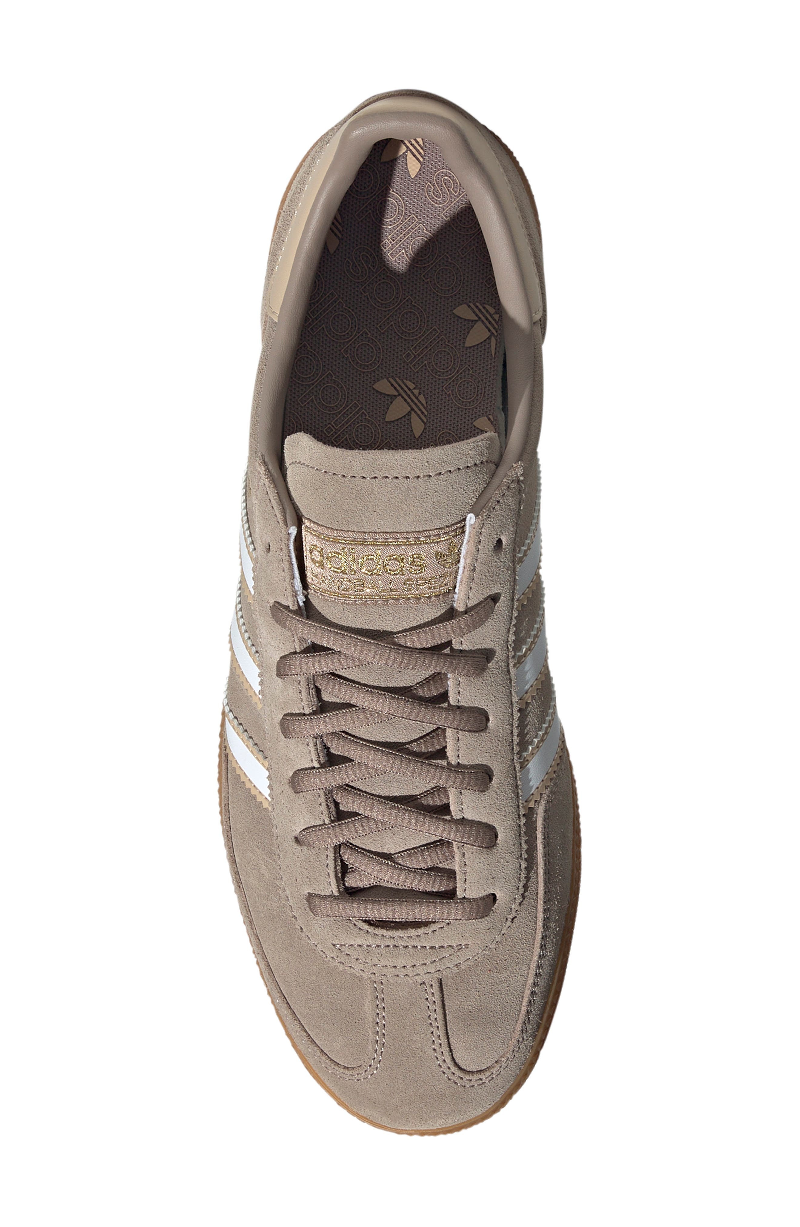 adidas Gender Inclusive Handball Spezial Sneaker in Chalky Brown/white/magic Beige at Nordstrom - 4