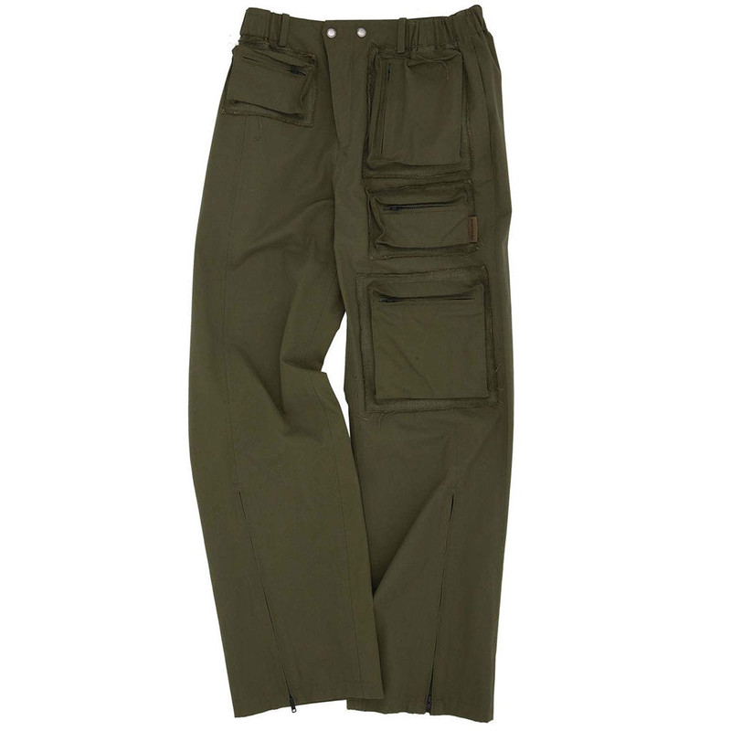 Andersson Bell | Raw Edge Multi - Pocket Pants (L) 'Khaki' 1