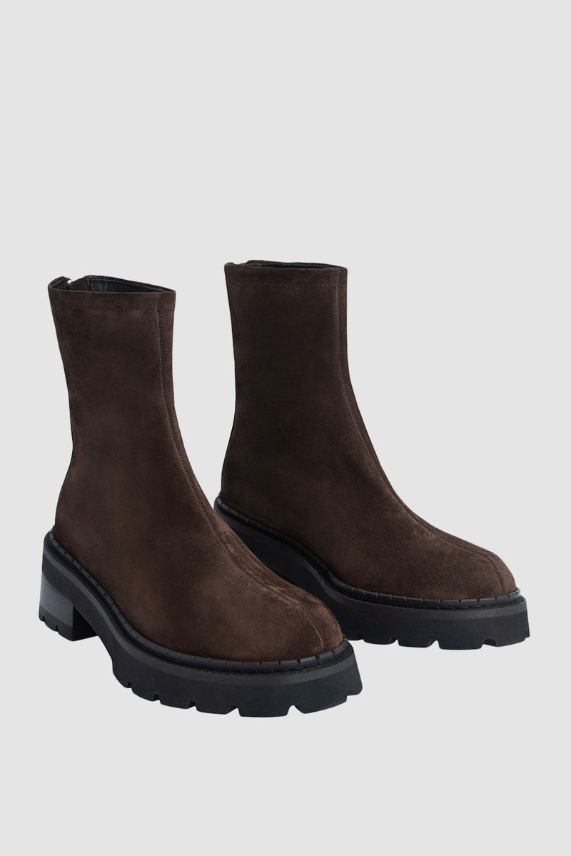 BY FAR Alister Bear Suede Leather Ankle Boot outlook