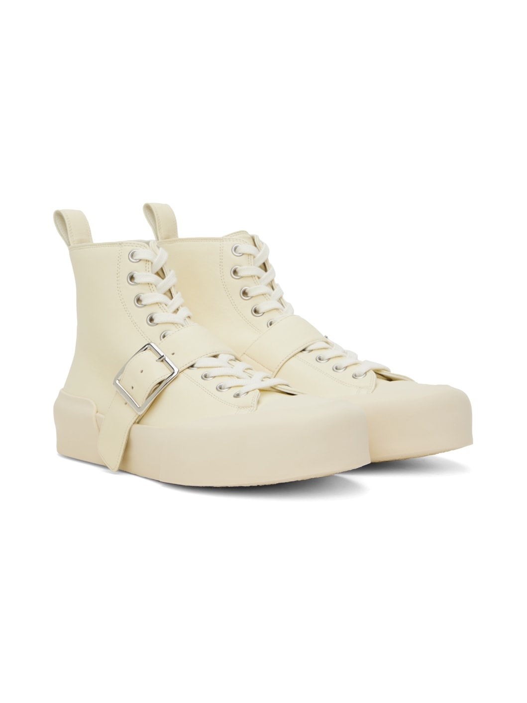 Off-White Buckle Sneakers - 4