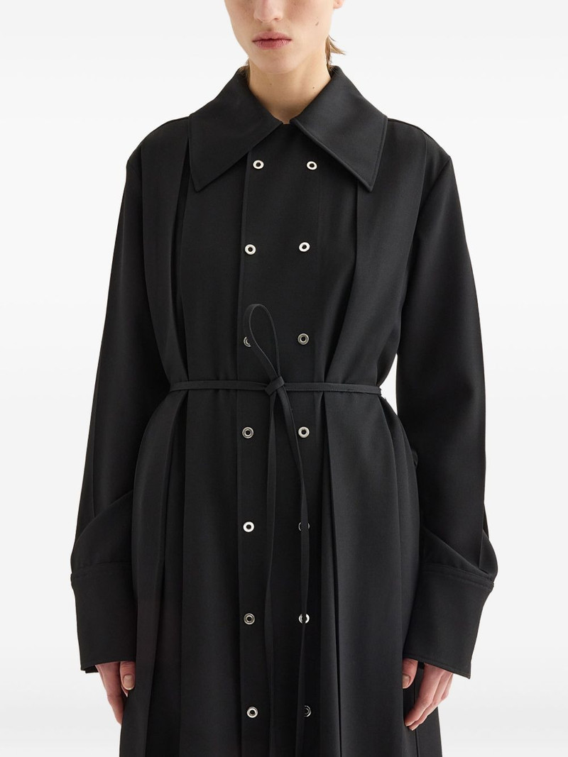 Jil Sander double-breasted coat outlook