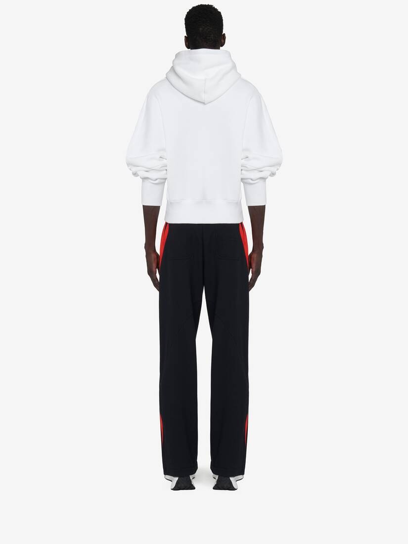 【送料&関税込】Alexander McQueen Ivory Cotton Sweatshirt Alexander McQueen tie-dye intarsia-knit Sweatshirt | White