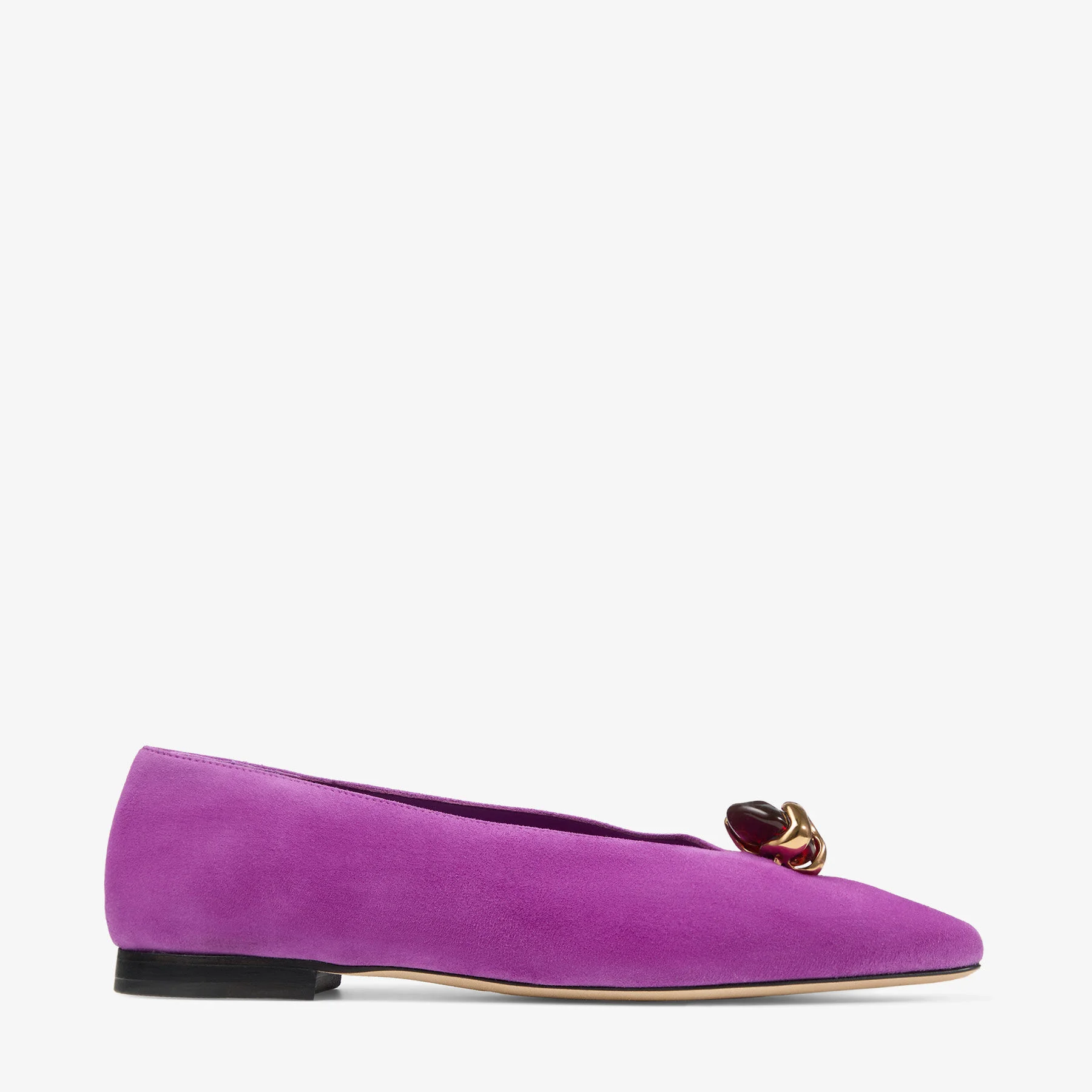 Margot Flat Violet Orchid Suede Flats - 1