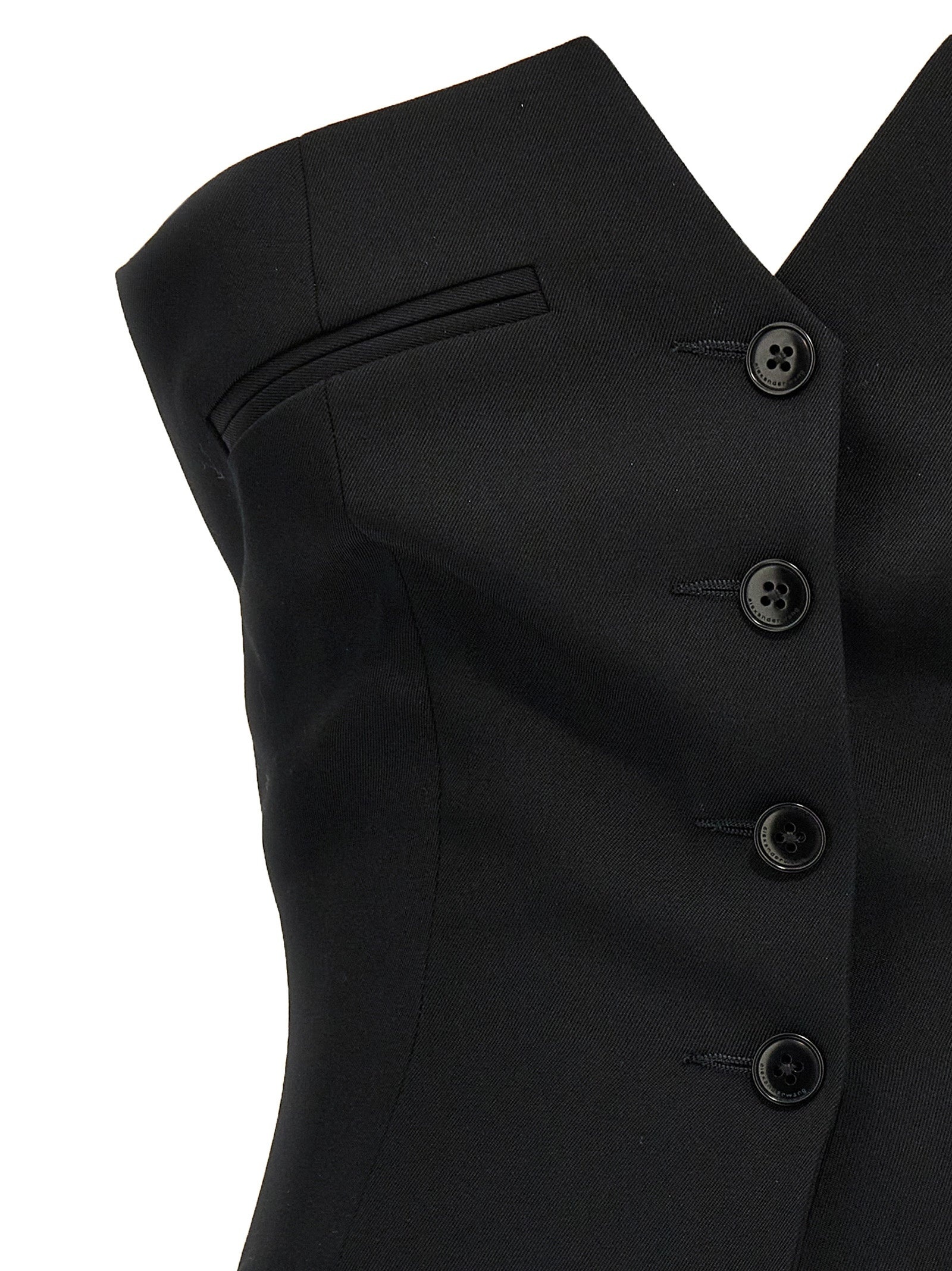 Deconstructed Vest Gilet Black - 3