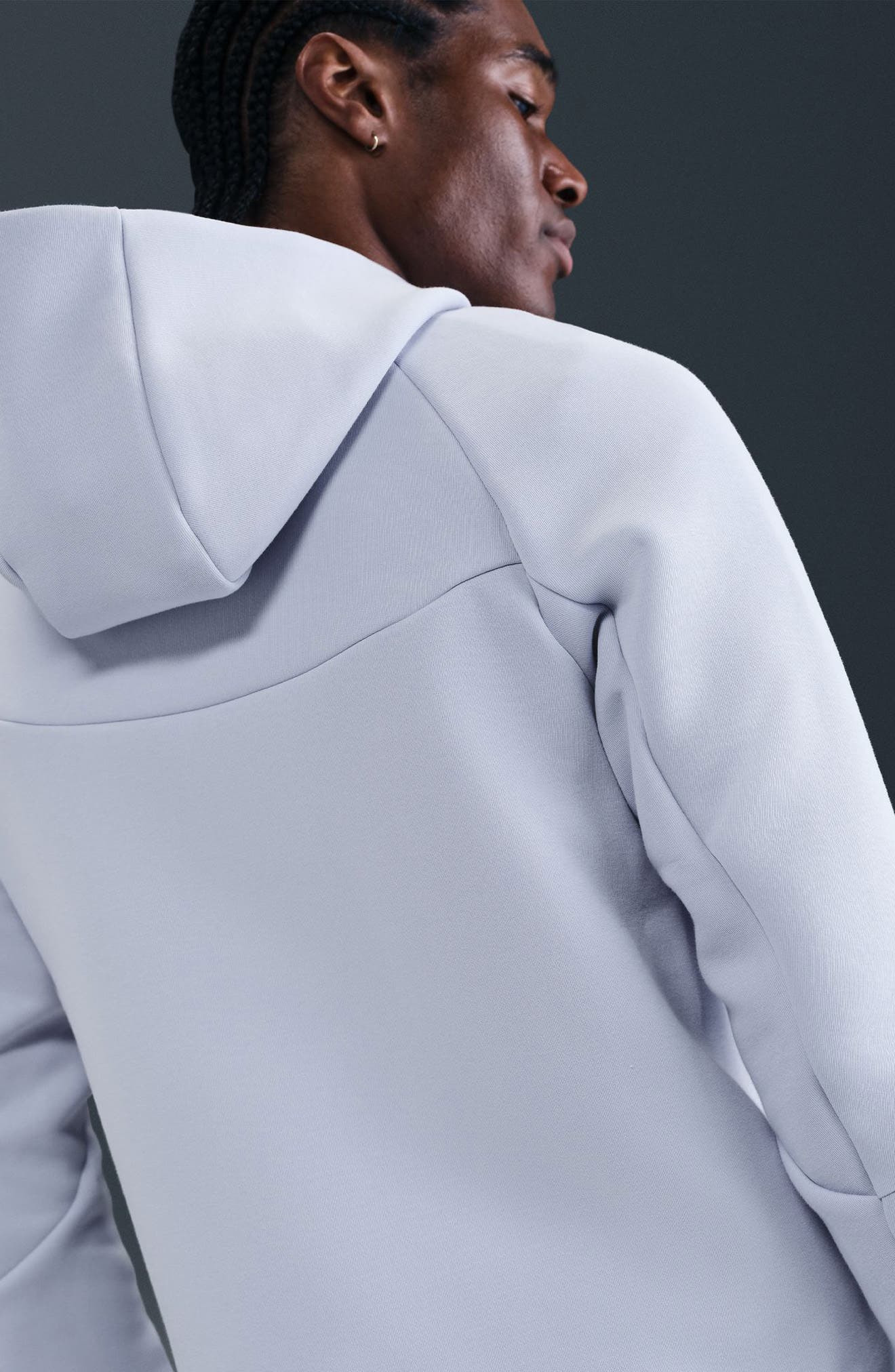 Nike Tech Windrunner Zip Hoodie in Ghost at Nordstrom - 7
