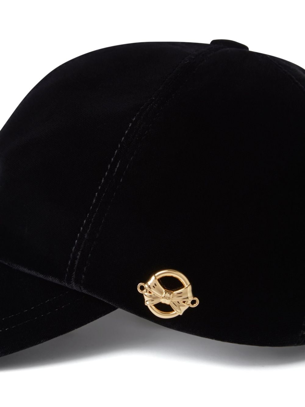 velvet baseball cap - 2