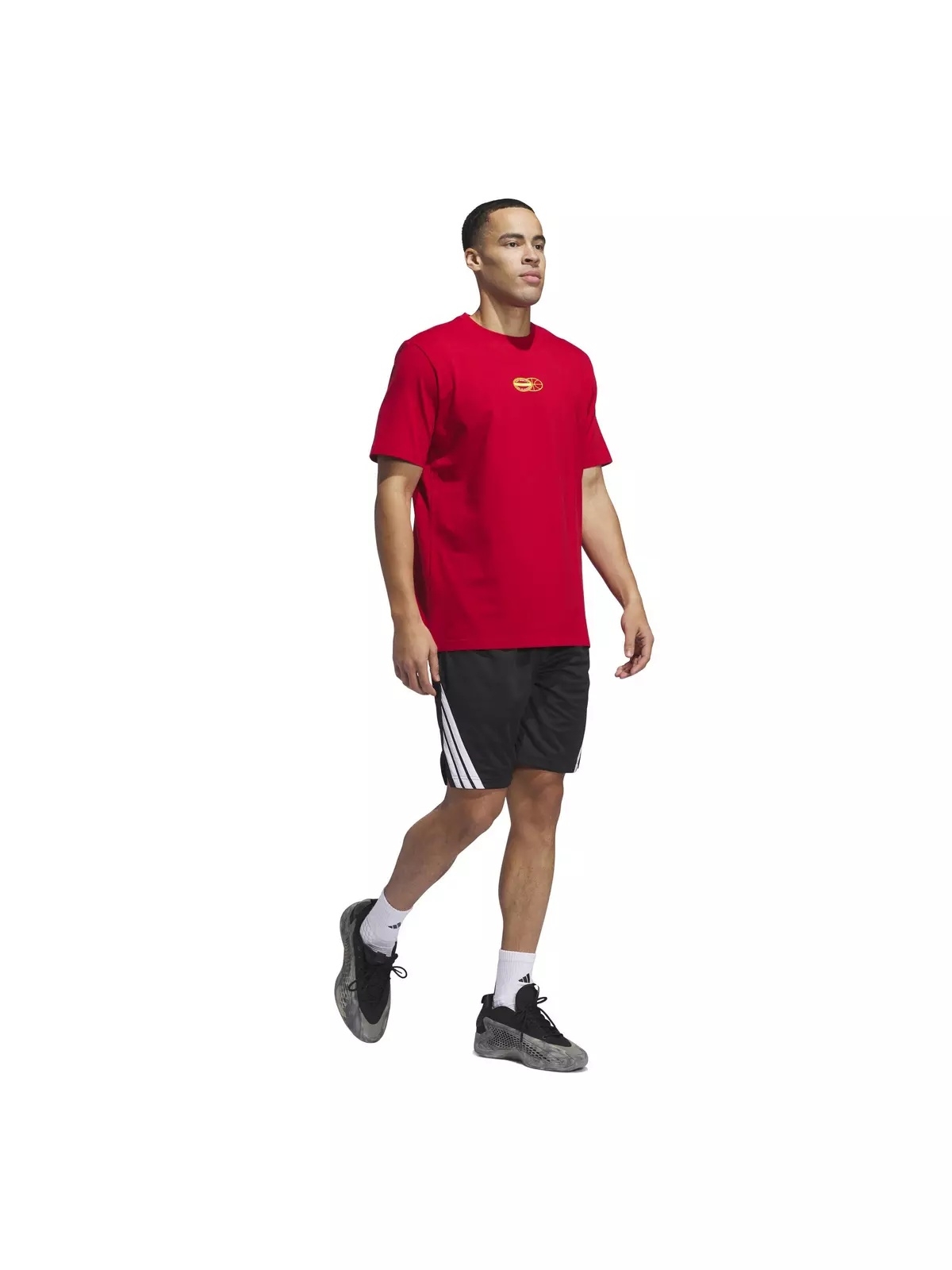 Men's Pick-Up Game Graphic Tee-Red - 5