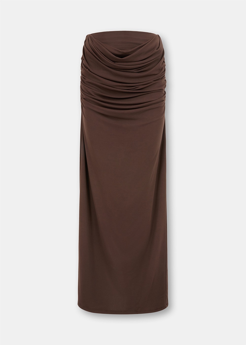 Cocoa Raffy Draped Skirt - 1