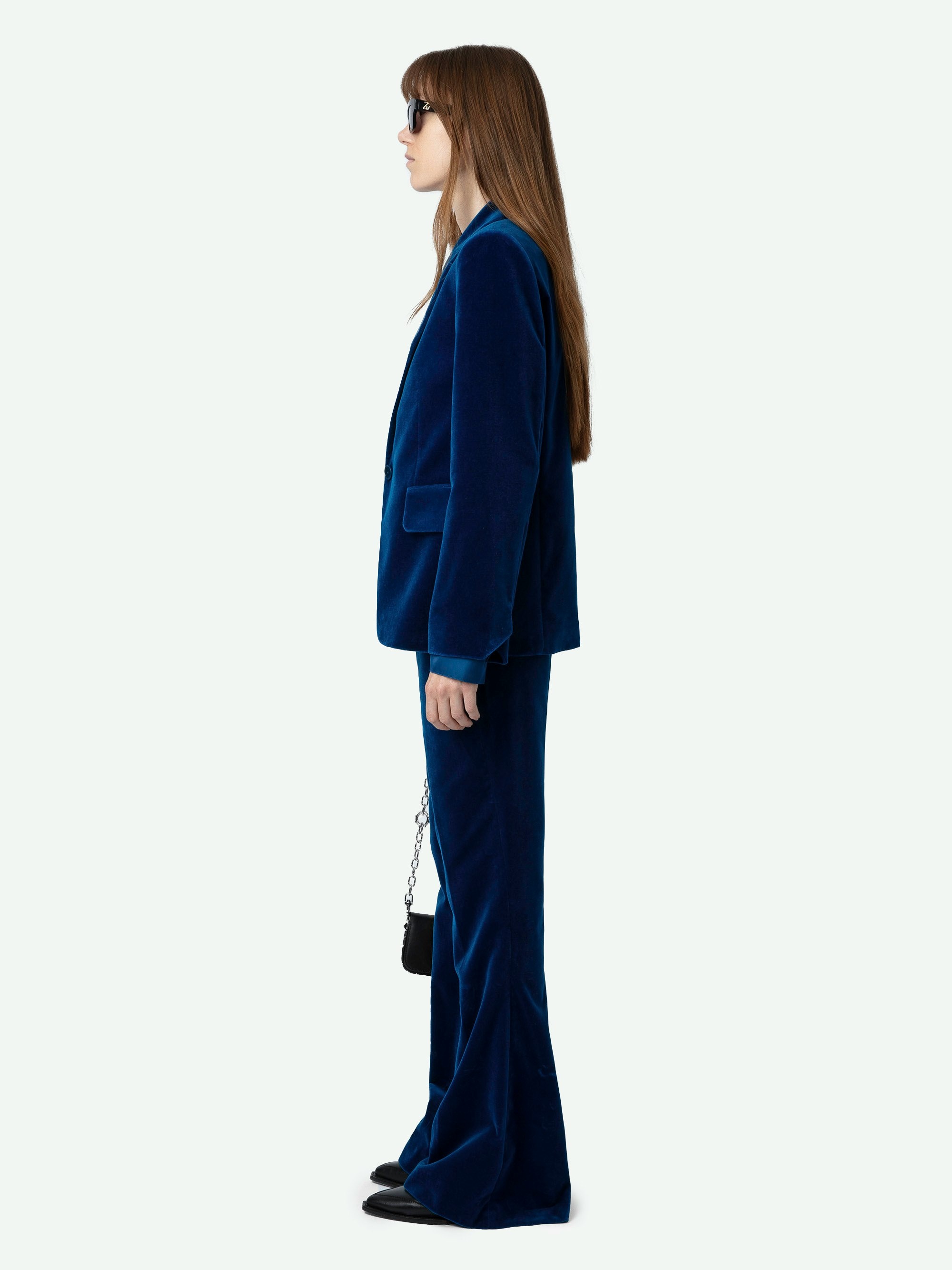 Vavy Velvet Blazer - 4