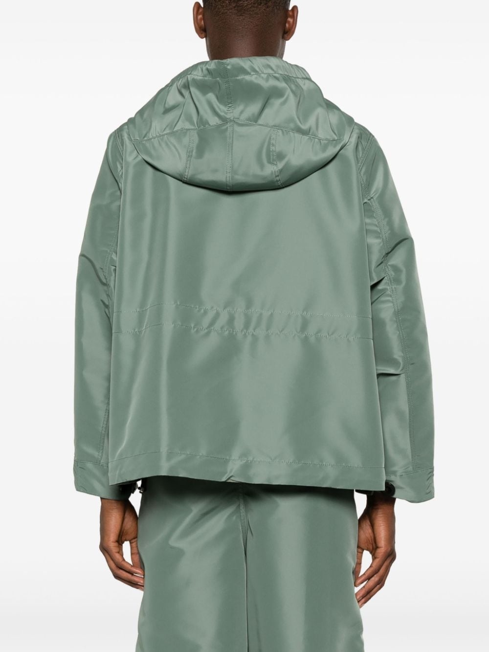 panelled hoodie - 4