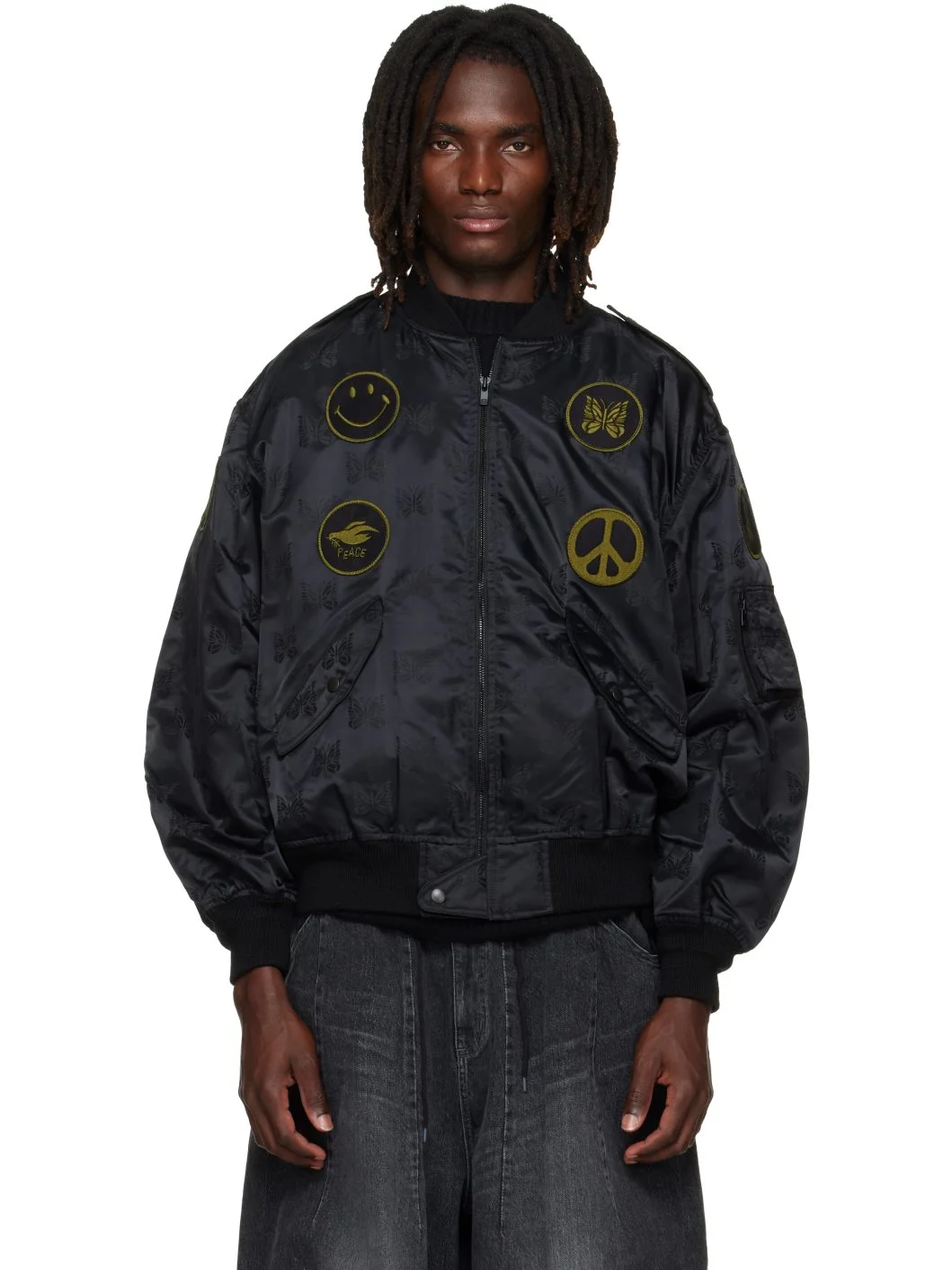 Black L2-B Bomber Jacket - 1
