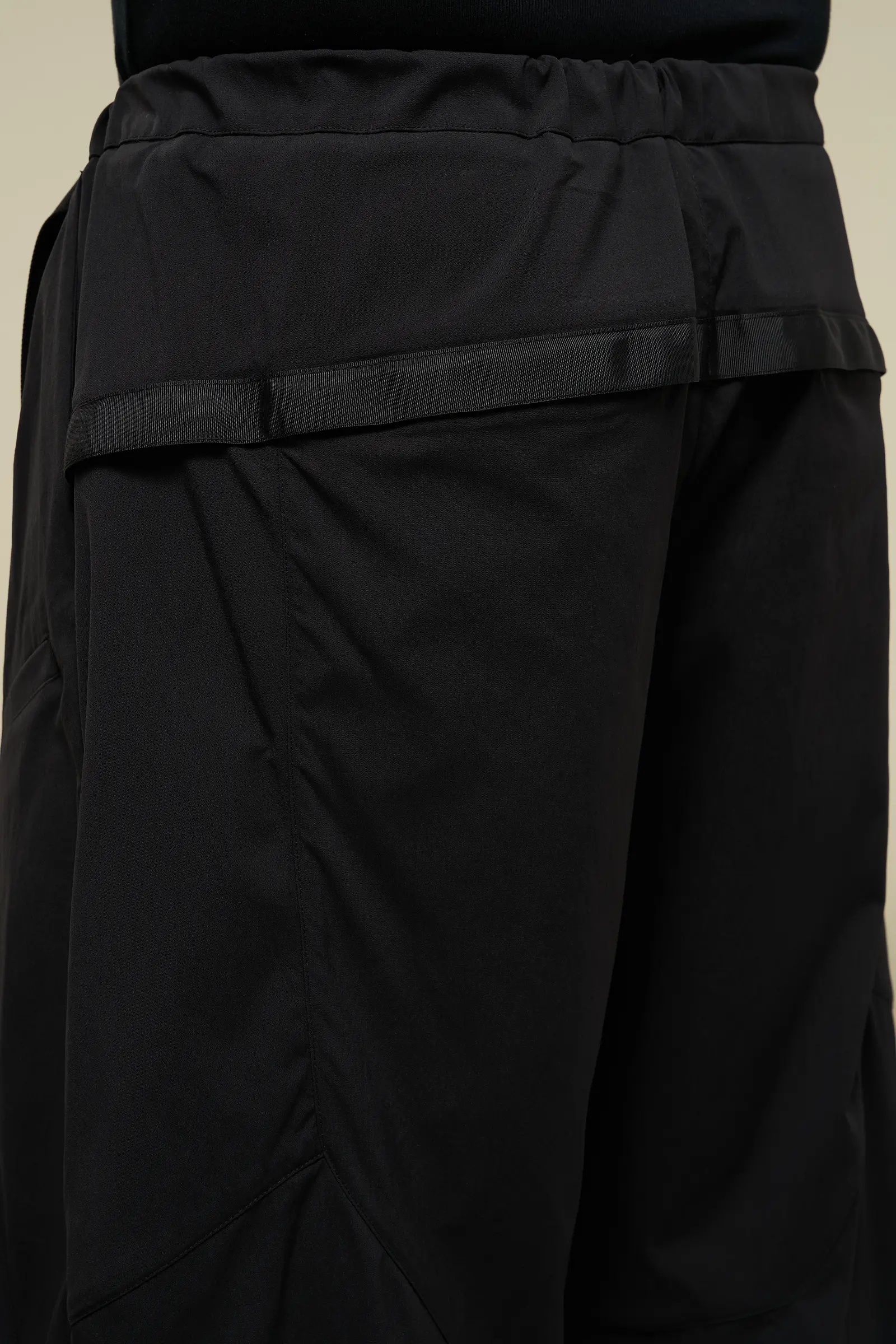 P56B-M Nylon Stretch Web Belt Trouser Black - 17