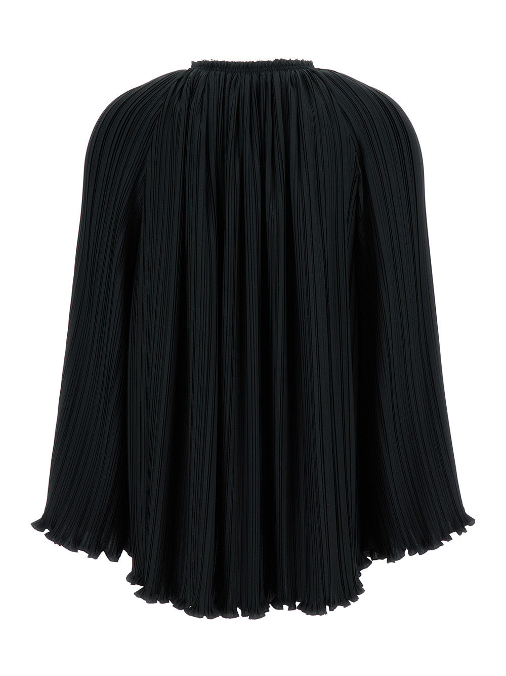 Lanvin Women Long Sleeve Pleated Blouse Open Neck - 3