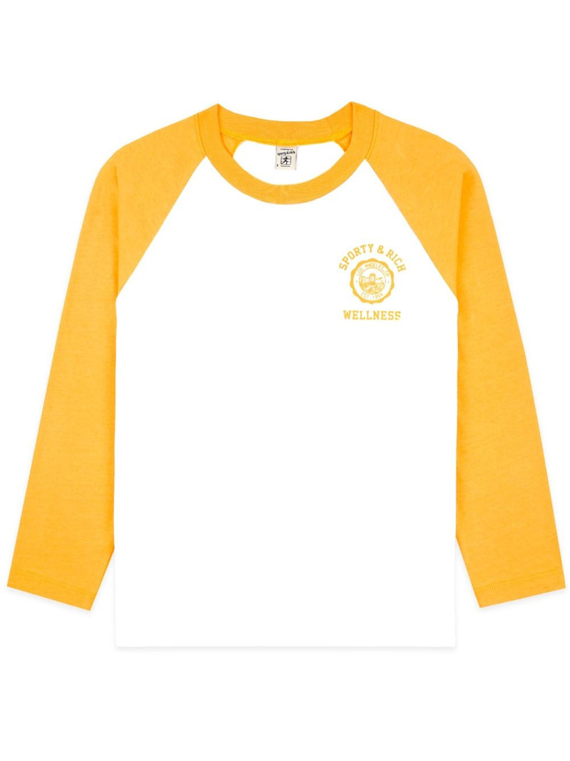 Emblem Baseball cotton T-shirt 1