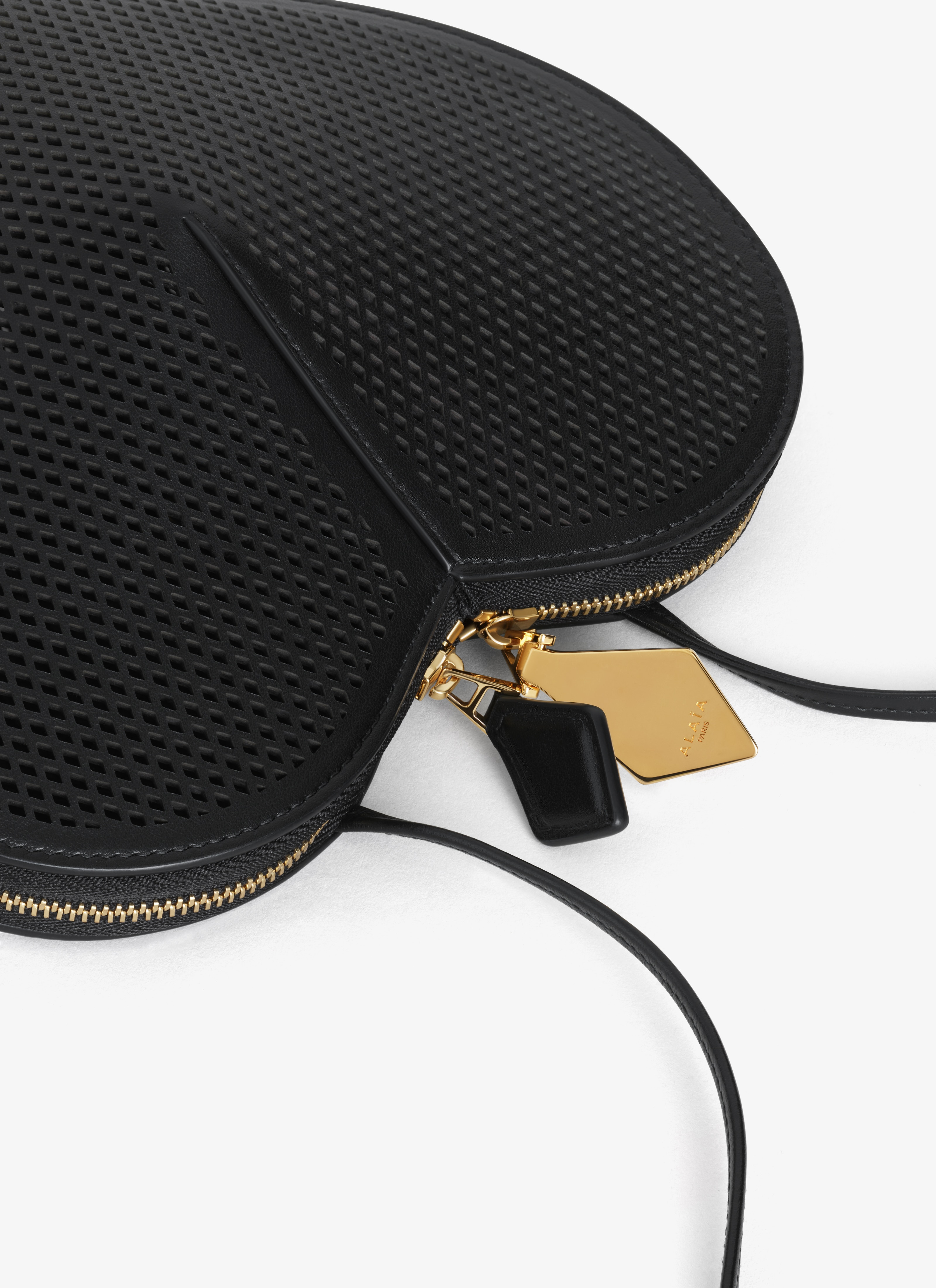 LE CŒUR BAG IN FISHNET LEATHER - 4