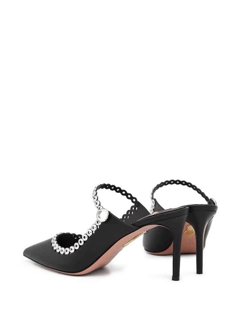 80mm Carnaval pointed strap mules 3