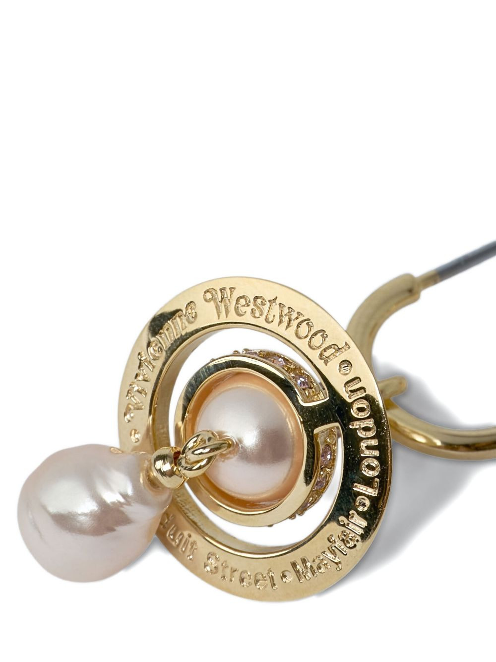 Aleksa Orb-pearl earrings - 3