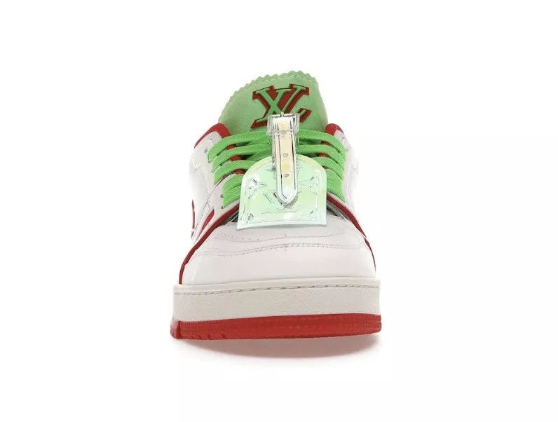 LOUIS VUITTON Trainer Sneakers 'White Red Green for New York' 1A9D7F - 3