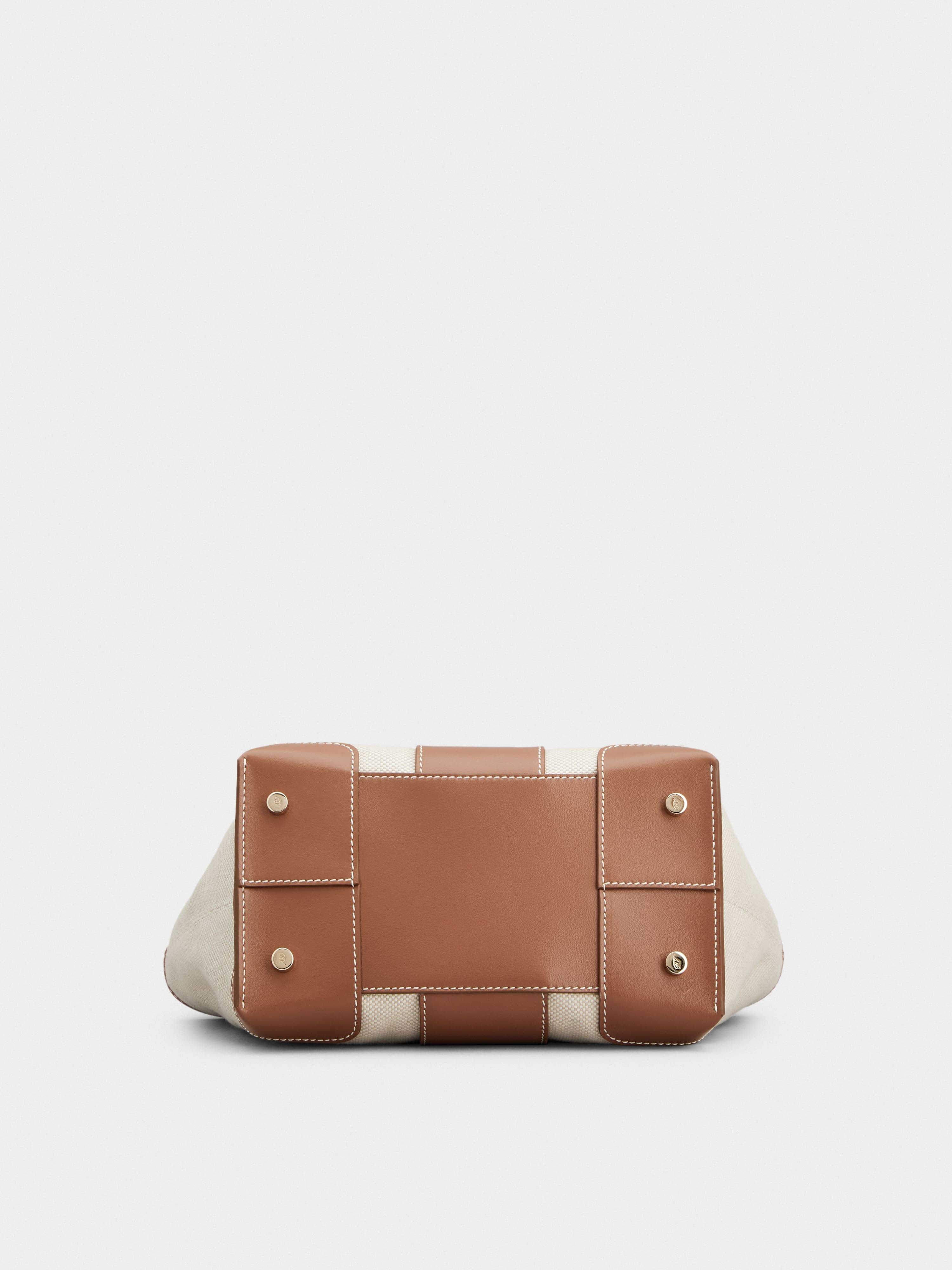 Viv' Choc Mini Shopping Bag in canvas - 5