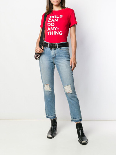 Zadig & Voltaire distressed straight jeans outlook