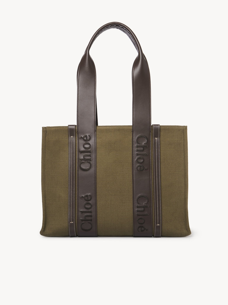 Chloé MEDIUM WOODY TOTE BAG outlook